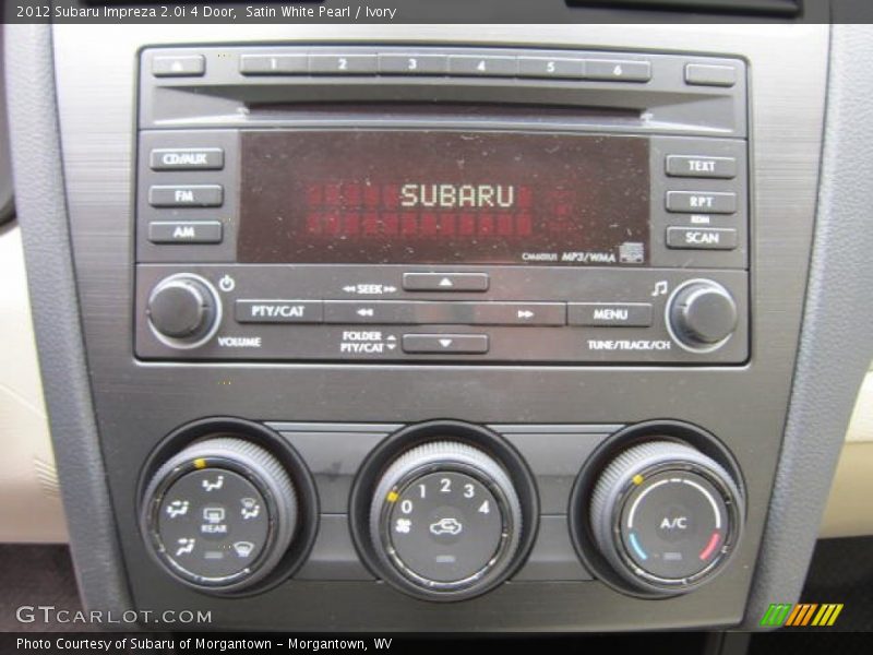 Satin White Pearl / Ivory 2012 Subaru Impreza 2.0i 4 Door
