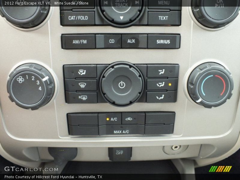 White Suede / Stone 2012 Ford Escape XLT V6