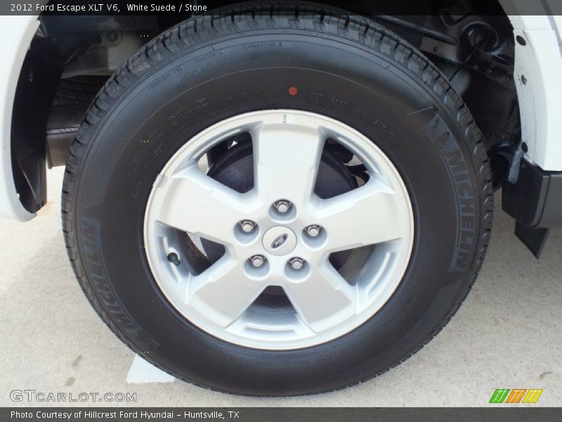 White Suede / Stone 2012 Ford Escape XLT V6