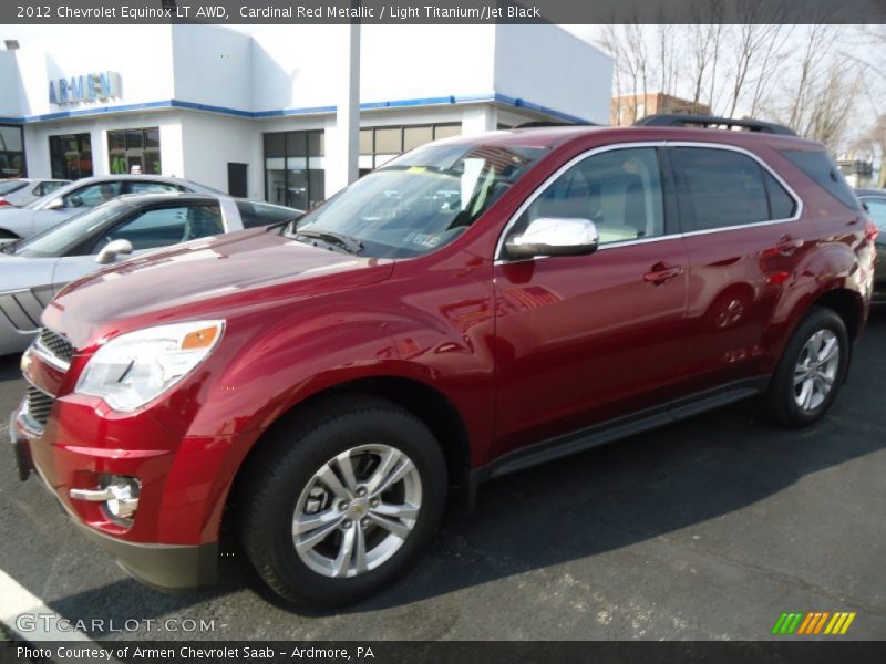 Cardinal Red Metallic / Light Titanium/Jet Black 2012 Chevrolet Equinox LT AWD