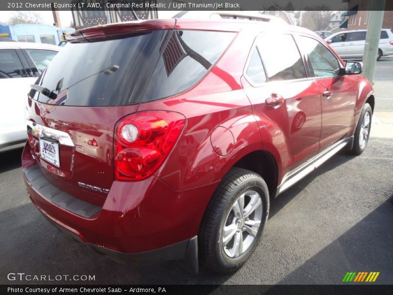 Cardinal Red Metallic / Light Titanium/Jet Black 2012 Chevrolet Equinox LT AWD