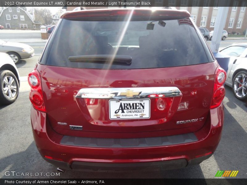 Cardinal Red Metallic / Light Titanium/Jet Black 2012 Chevrolet Equinox LT AWD