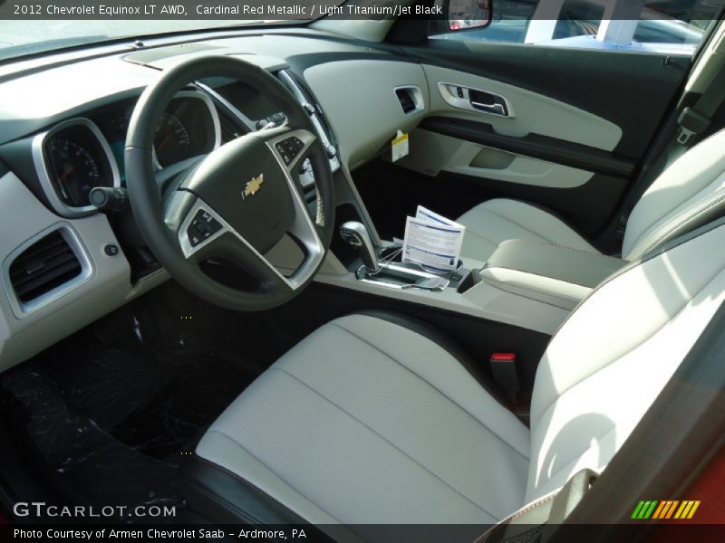 Cardinal Red Metallic / Light Titanium/Jet Black 2012 Chevrolet Equinox LT AWD