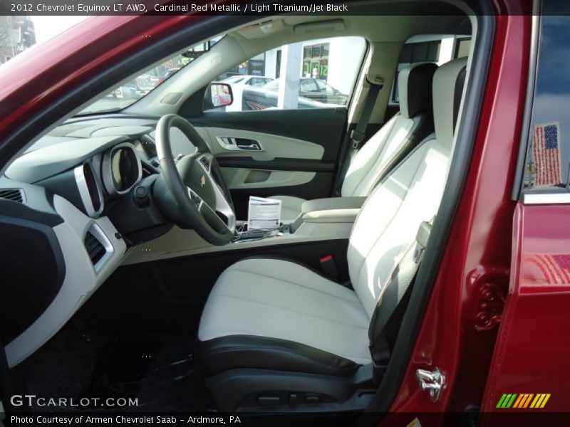 Cardinal Red Metallic / Light Titanium/Jet Black 2012 Chevrolet Equinox LT AWD