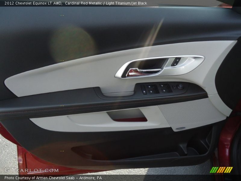 Cardinal Red Metallic / Light Titanium/Jet Black 2012 Chevrolet Equinox LT AWD