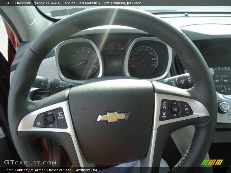 Cardinal Red Metallic / Light Titanium/Jet Black 2012 Chevrolet Equinox LT AWD