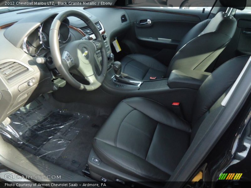 Black Granite Metallic / Ebony 2012 Chevrolet Malibu LTZ