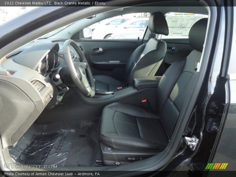 Black Granite Metallic / Ebony 2012 Chevrolet Malibu LTZ