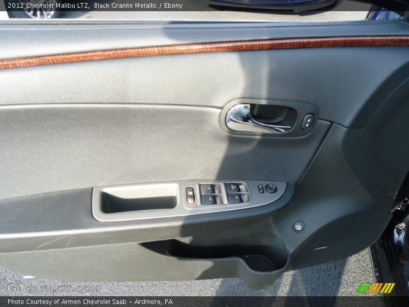 Black Granite Metallic / Ebony 2012 Chevrolet Malibu LTZ