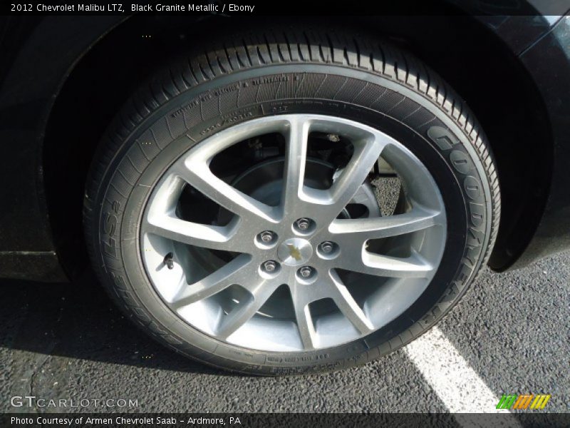 Black Granite Metallic / Ebony 2012 Chevrolet Malibu LTZ