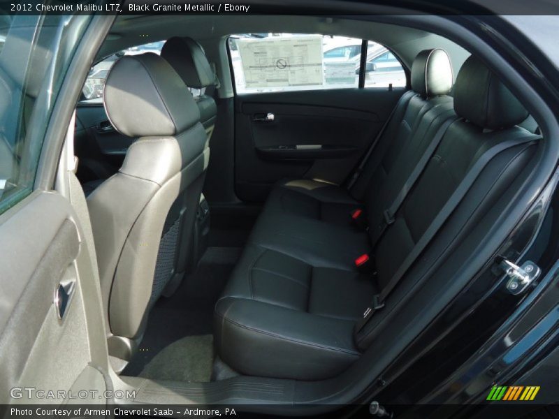 Black Granite Metallic / Ebony 2012 Chevrolet Malibu LTZ