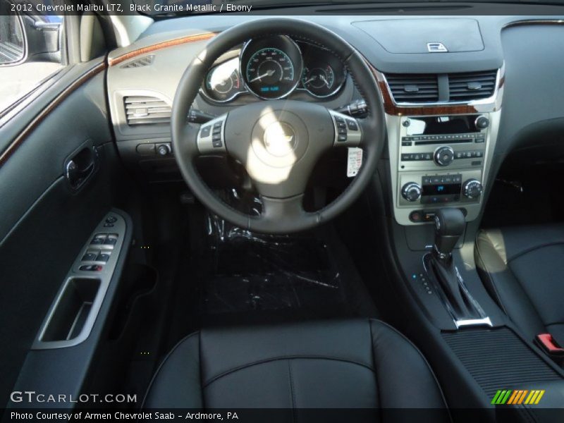 Black Granite Metallic / Ebony 2012 Chevrolet Malibu LTZ