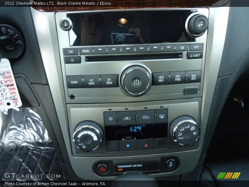 Black Granite Metallic / Ebony 2012 Chevrolet Malibu LTZ