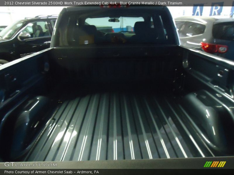 Blue Granite Metallic / Dark Titanium 2012 Chevrolet Silverado 2500HD Work Truck Extended Cab 4x4