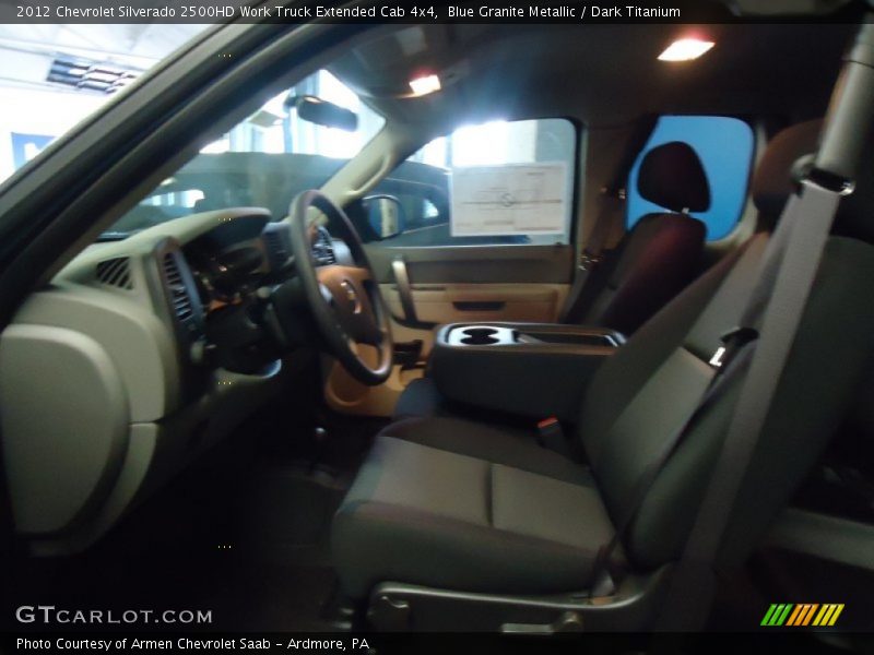 Blue Granite Metallic / Dark Titanium 2012 Chevrolet Silverado 2500HD Work Truck Extended Cab 4x4