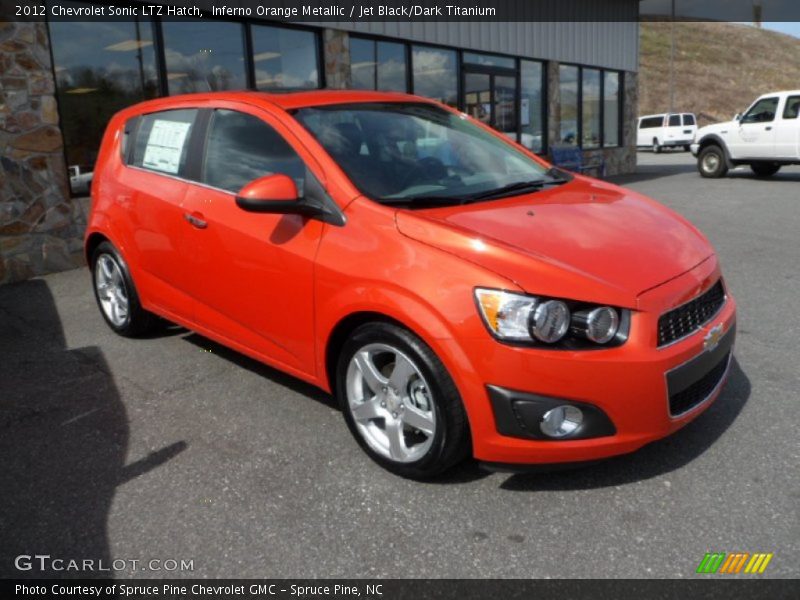 Front 3/4 View of 2012 Sonic LTZ Hatch