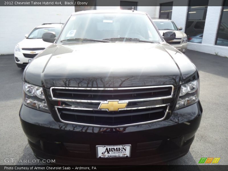 Black / Ebony 2012 Chevrolet Tahoe Hybrid 4x4