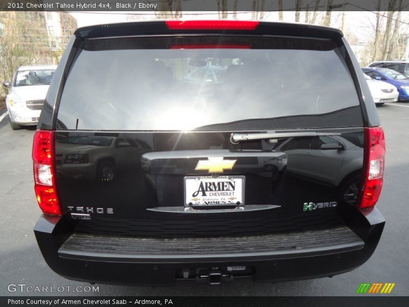 Black / Ebony 2012 Chevrolet Tahoe Hybrid 4x4