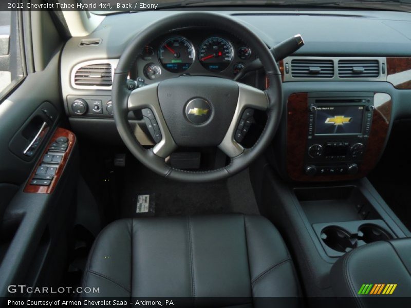 Black / Ebony 2012 Chevrolet Tahoe Hybrid 4x4