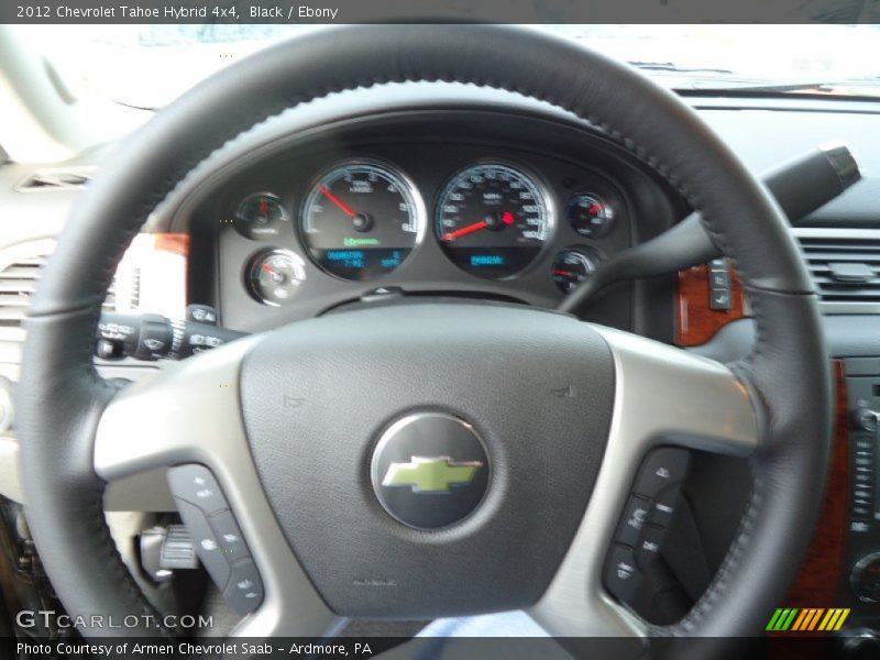 Black / Ebony 2012 Chevrolet Tahoe Hybrid 4x4