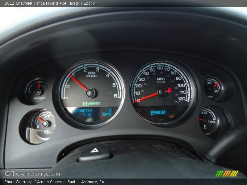  2012 Tahoe Hybrid 4x4 Hybrid 4x4 Gauges