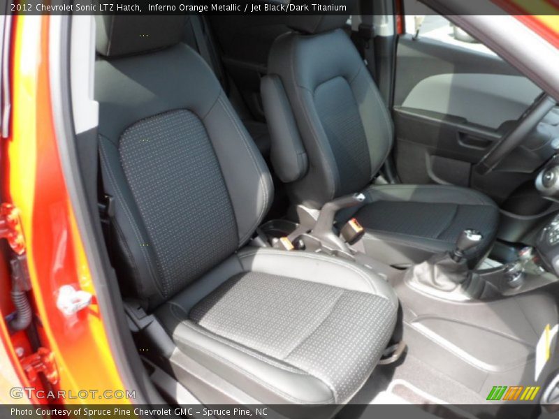  2012 Sonic LTZ Hatch Jet Black/Dark Titanium Interior