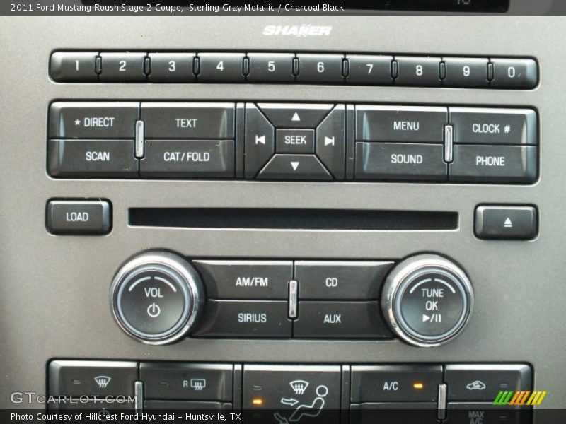 Controls of 2011 Mustang Roush Stage 2 Coupe