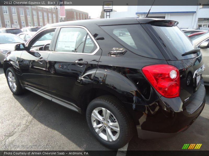 Black / Jet Black 2012 Chevrolet Equinox LS