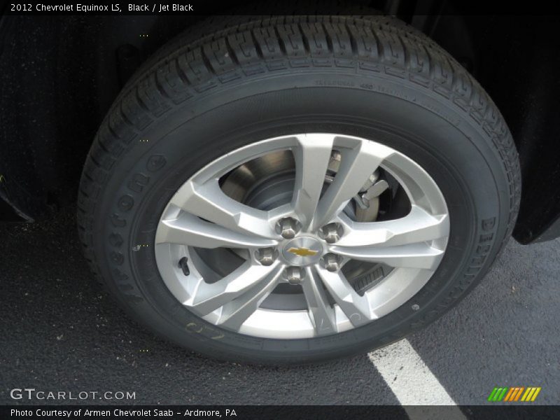 Black / Jet Black 2012 Chevrolet Equinox LS