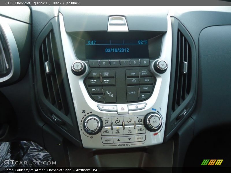 Black / Jet Black 2012 Chevrolet Equinox LS