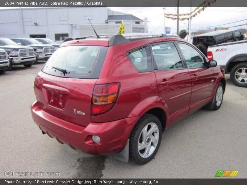 Salsa Red Metallic / Graphite 2004 Pontiac Vibe AWD