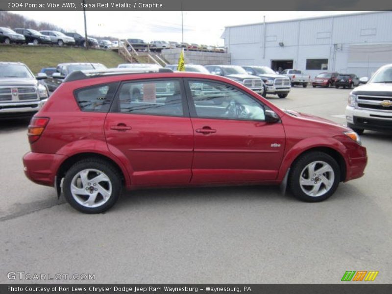 Salsa Red Metallic / Graphite 2004 Pontiac Vibe AWD