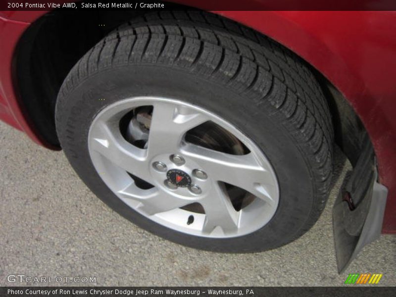 Salsa Red Metallic / Graphite 2004 Pontiac Vibe AWD