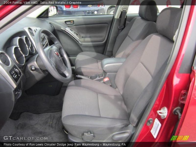 Salsa Red Metallic / Graphite 2004 Pontiac Vibe AWD
