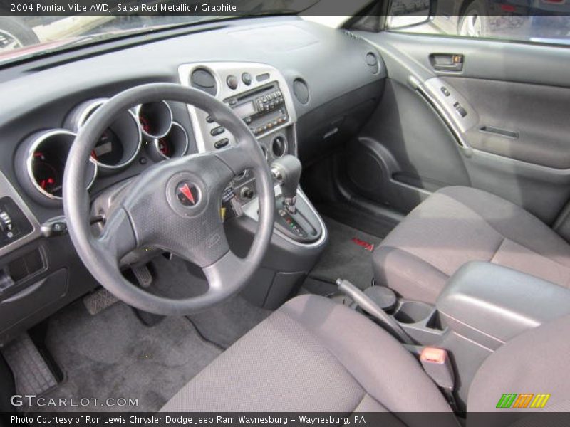 Salsa Red Metallic / Graphite 2004 Pontiac Vibe AWD