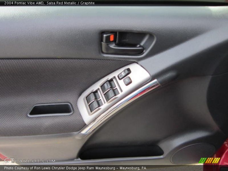 Salsa Red Metallic / Graphite 2004 Pontiac Vibe AWD