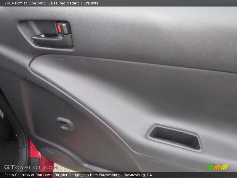 Salsa Red Metallic / Graphite 2004 Pontiac Vibe AWD