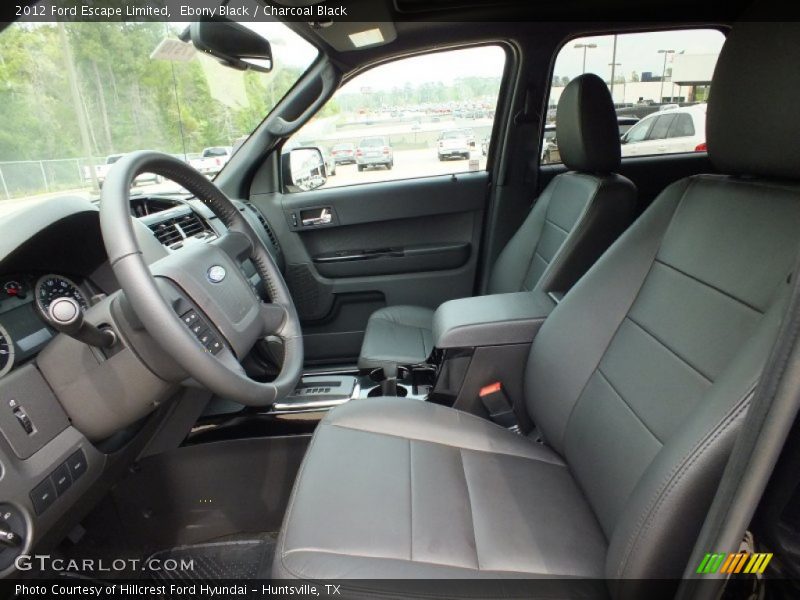 Ebony Black / Charcoal Black 2012 Ford Escape Limited