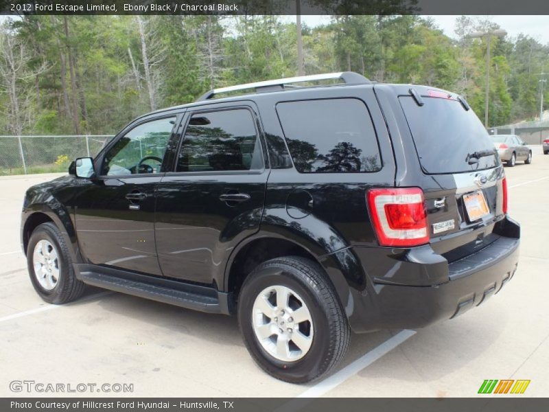 Ebony Black / Charcoal Black 2012 Ford Escape Limited