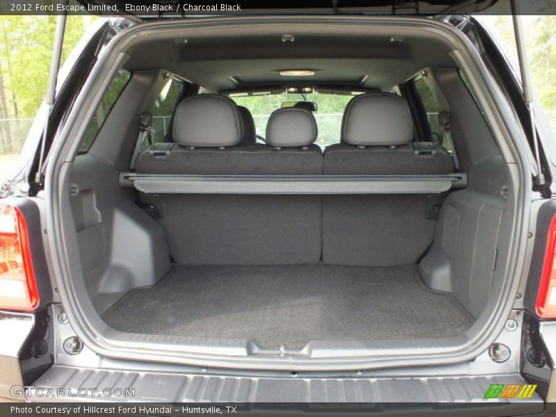 Ebony Black / Charcoal Black 2012 Ford Escape Limited