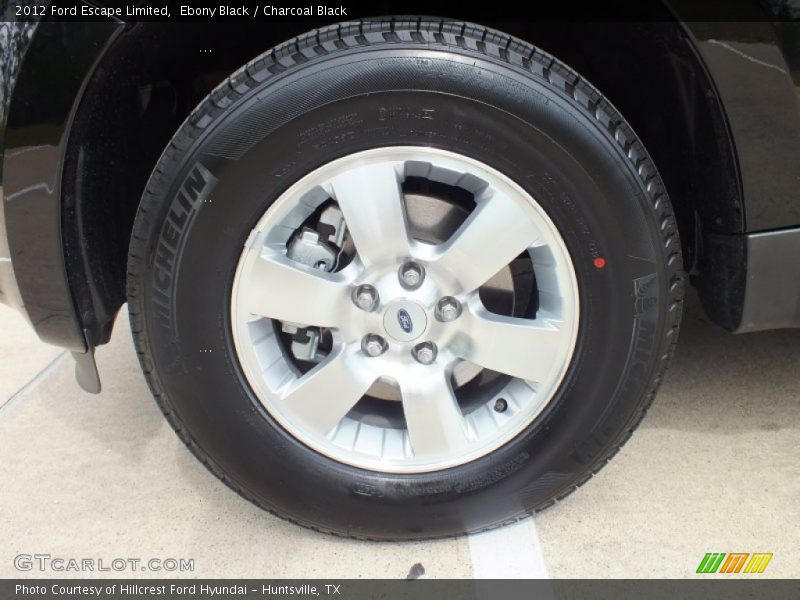 Ebony Black / Charcoal Black 2012 Ford Escape Limited