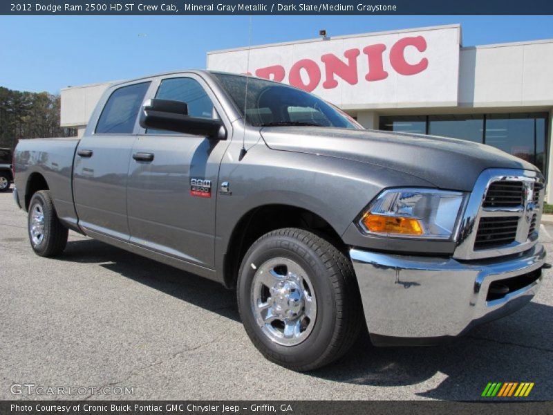 Mineral Gray Metallic / Dark Slate/Medium Graystone 2012 Dodge Ram 2500 HD ST Crew Cab