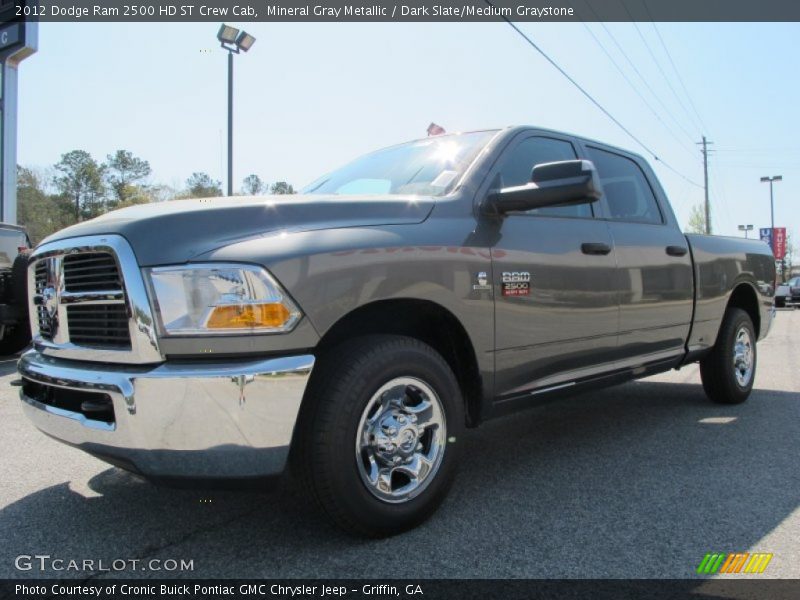 Mineral Gray Metallic / Dark Slate/Medium Graystone 2012 Dodge Ram 2500 HD ST Crew Cab