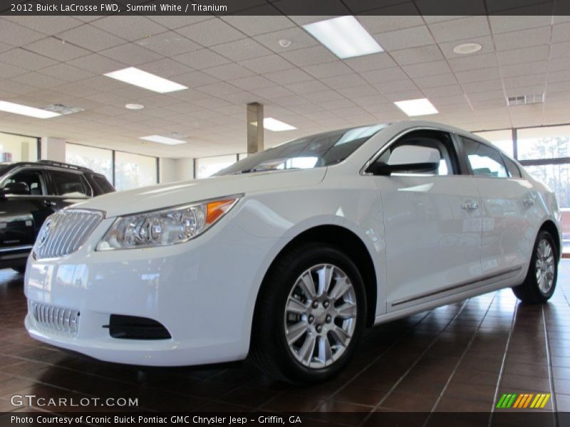 Summit White / Titanium 2012 Buick LaCrosse FWD