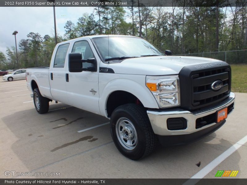 Oxford White / Steel 2012 Ford F350 Super Duty XL Crew Cab 4x4