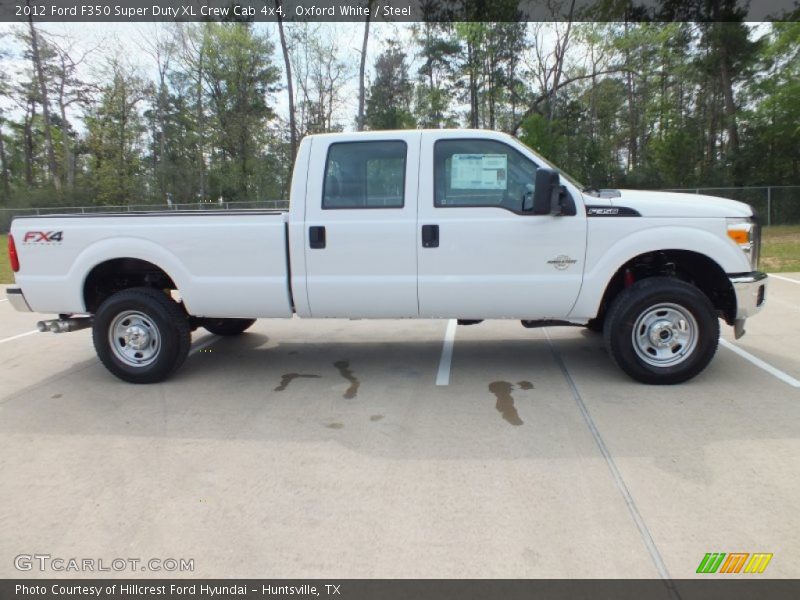 Oxford White / Steel 2012 Ford F350 Super Duty XL Crew Cab 4x4