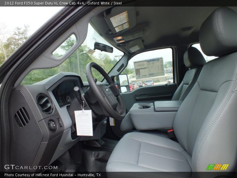 Oxford White / Steel 2012 Ford F350 Super Duty XL Crew Cab 4x4