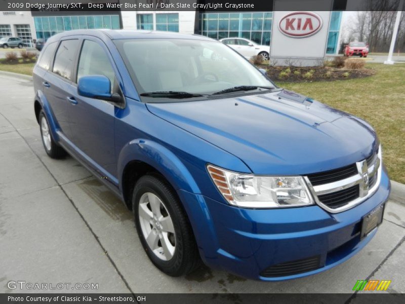 Deep Water Blue Pearl / Dark Slate Gray/Light Graystone 2009 Dodge Journey SXT