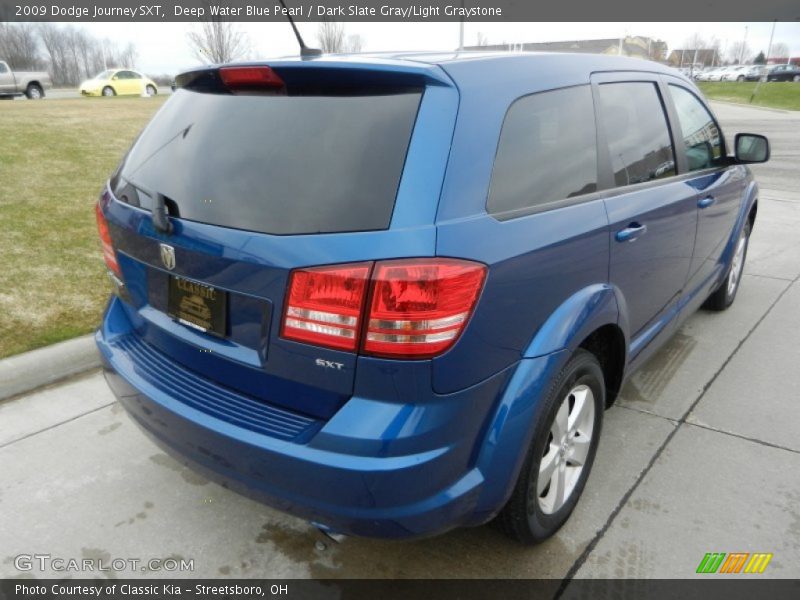 Deep Water Blue Pearl / Dark Slate Gray/Light Graystone 2009 Dodge Journey SXT