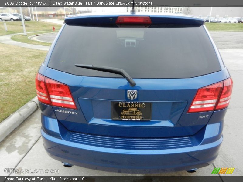 Deep Water Blue Pearl / Dark Slate Gray/Light Graystone 2009 Dodge Journey SXT